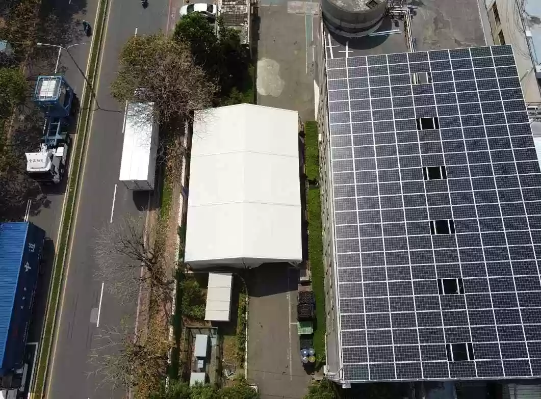 大全彩藝太陽能綠電系統啟用