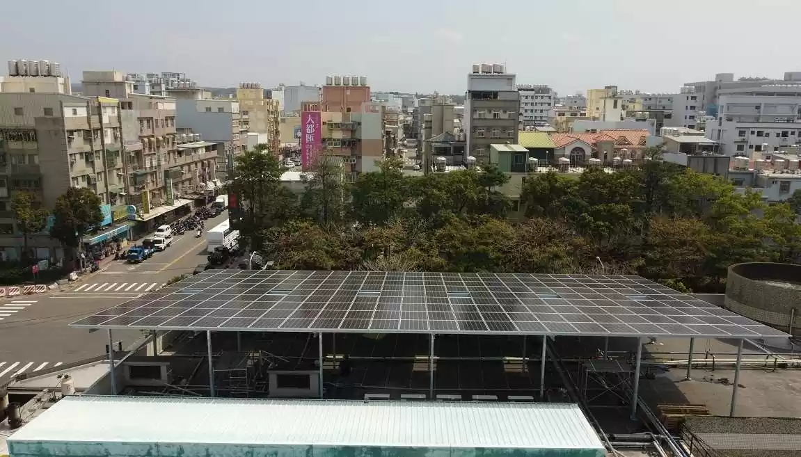 大全彩藝太陽能綠電系統啟用